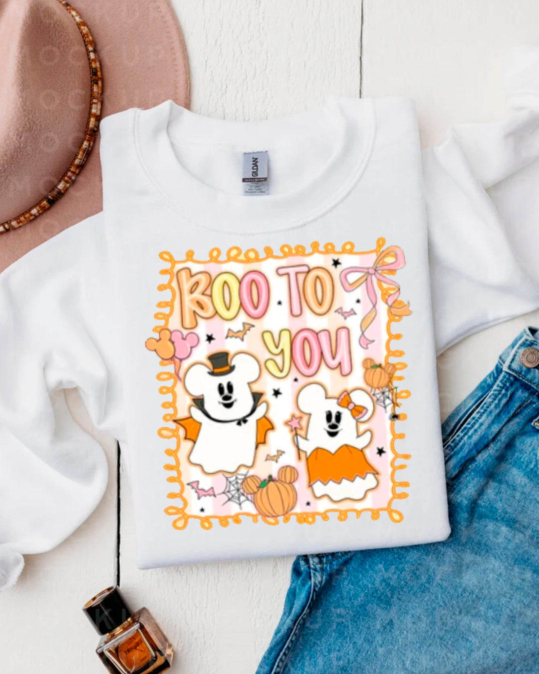 BOO TO YOU MN & MK SWEATER