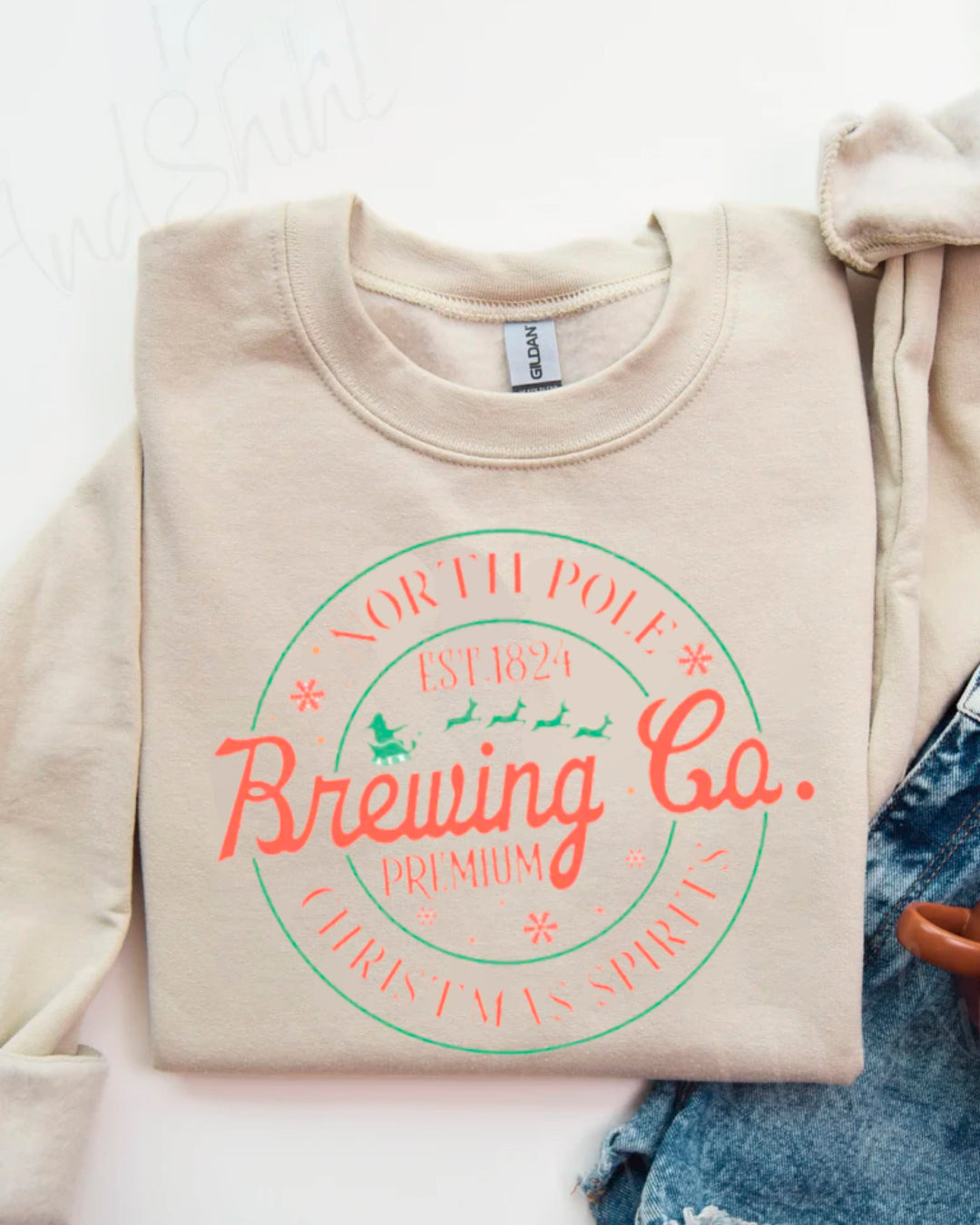 CHRISTMAS SPIRITS SWEATER