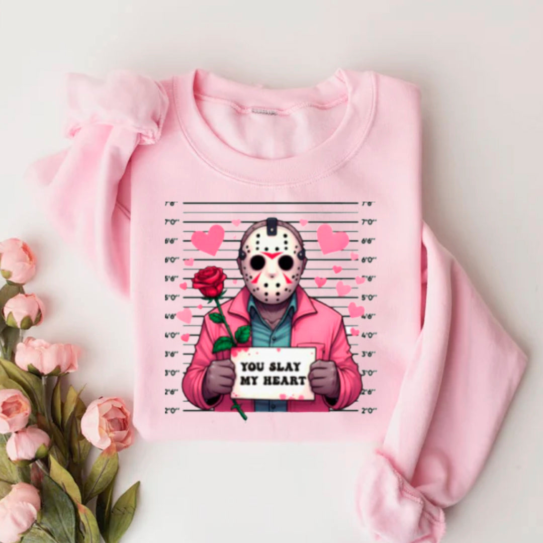 YOU SLAY MY HEART SWEATER