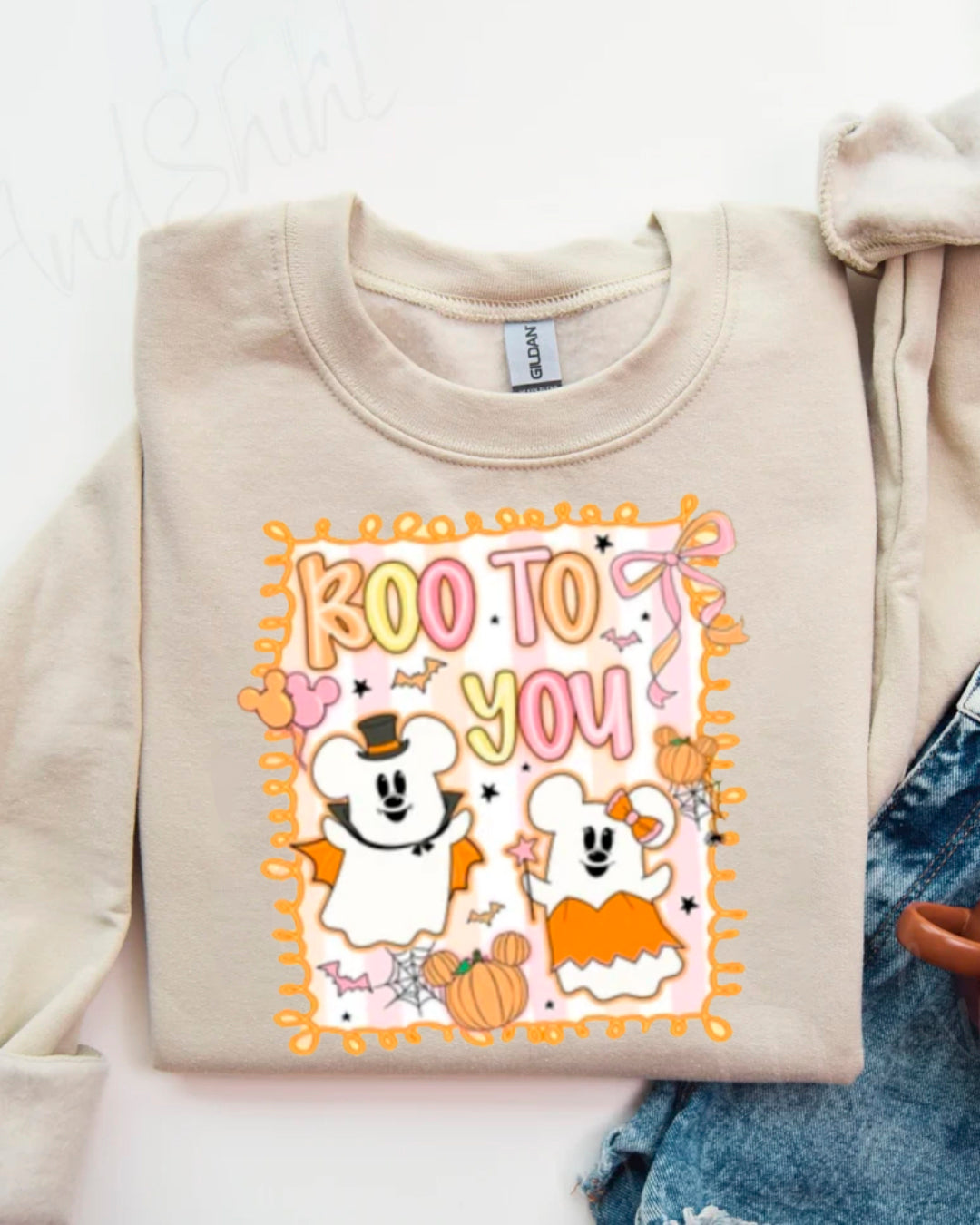 BOO TO YOU MN & MK SWEATER
