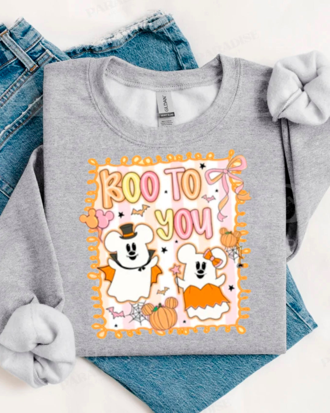 BOO TO YOU MN & MK SWEATER