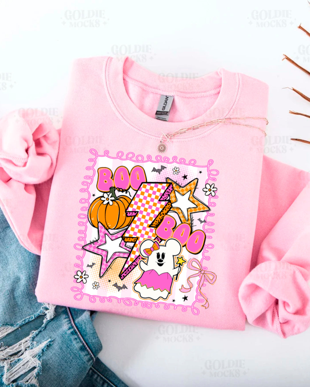 MN SPOOKY PINK SWEATERS