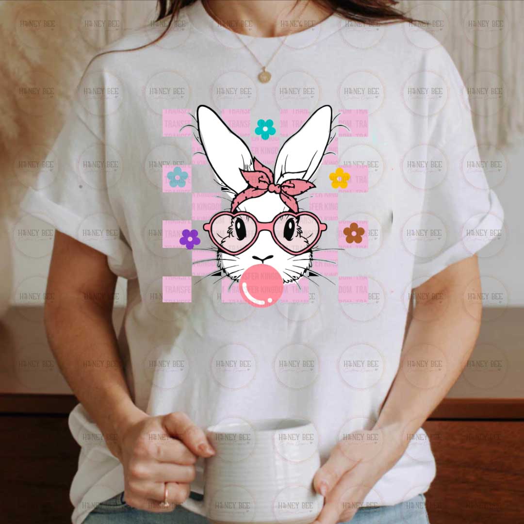 BUNNY CHEWING GUM EASTER SHIRT
