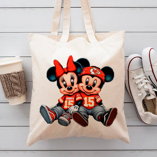 FAN MOUSE RED TOTE BAG