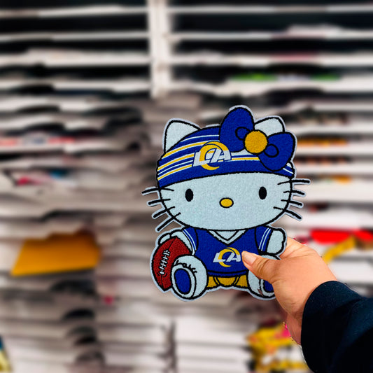 HK FOOTBALL BLUE  PATCH