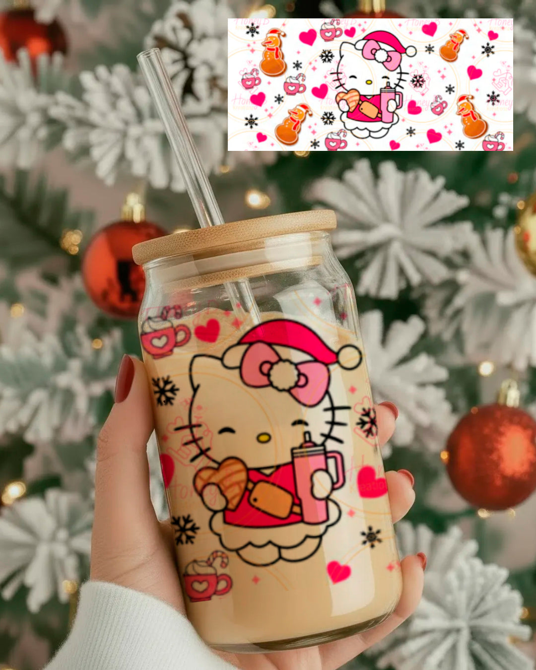 HK XMAS PINK CUP