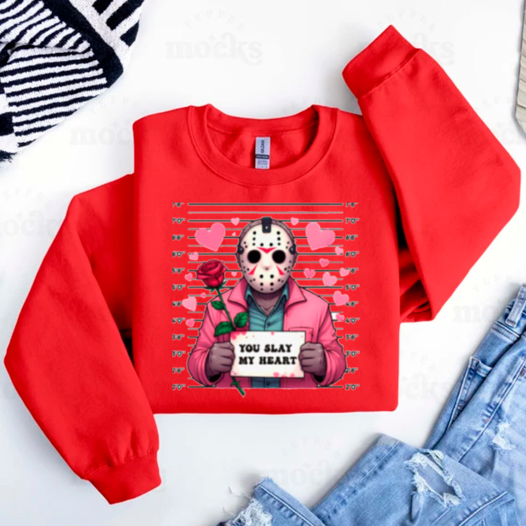 YOU SLAY MY HEART SWEATER
