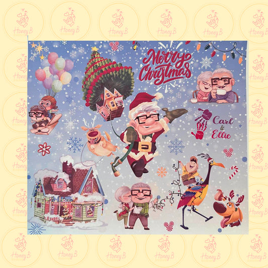 ADVENTURE XMAS CHRISTMAS SUBLIMATION SHEETS