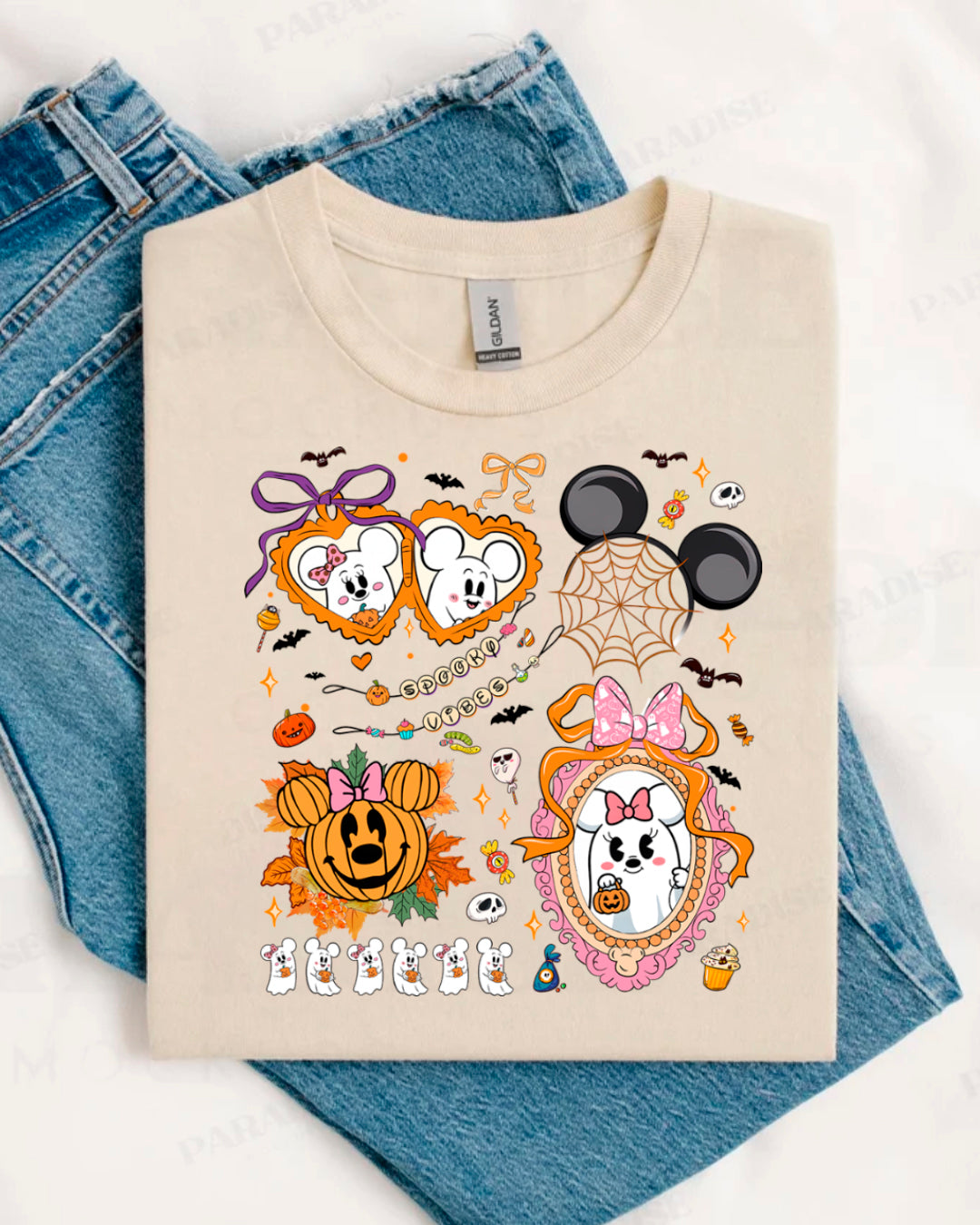 SPOOKY MOUSE PUMPKIN  SHIRT