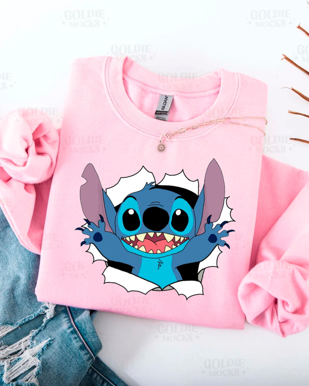 BROKEN STCH SWEATER