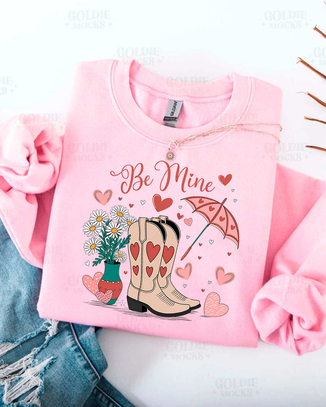 BE MINE COWGIRL  SWEATER