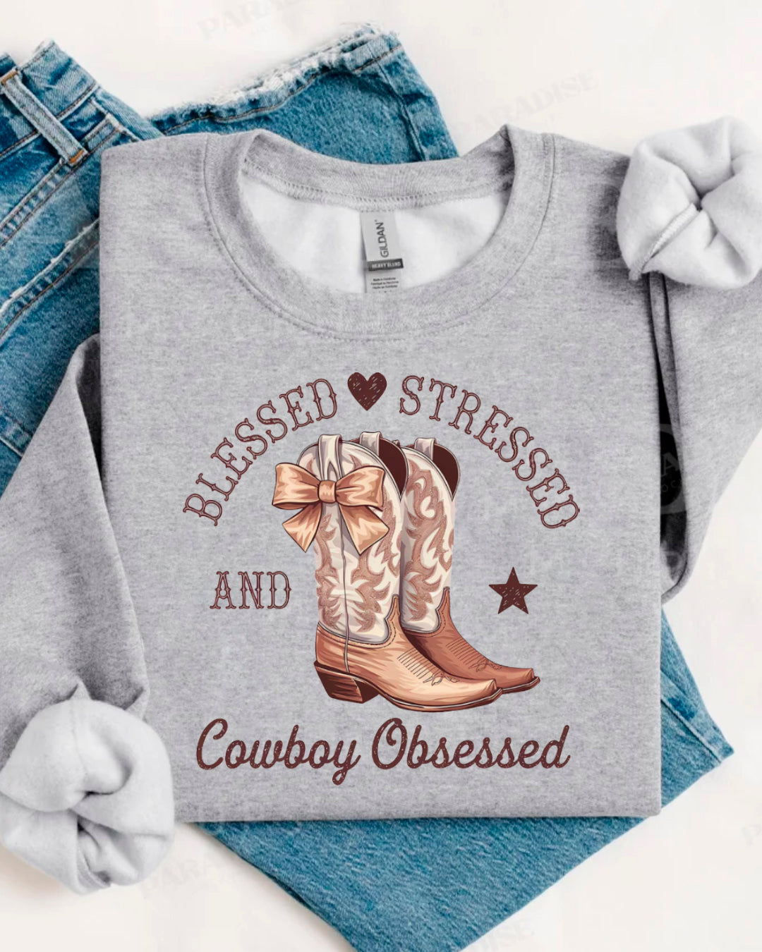 COWBOY OBSESSED SWEATER