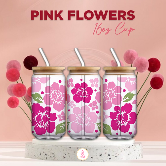 PINK FLOWERS CUP