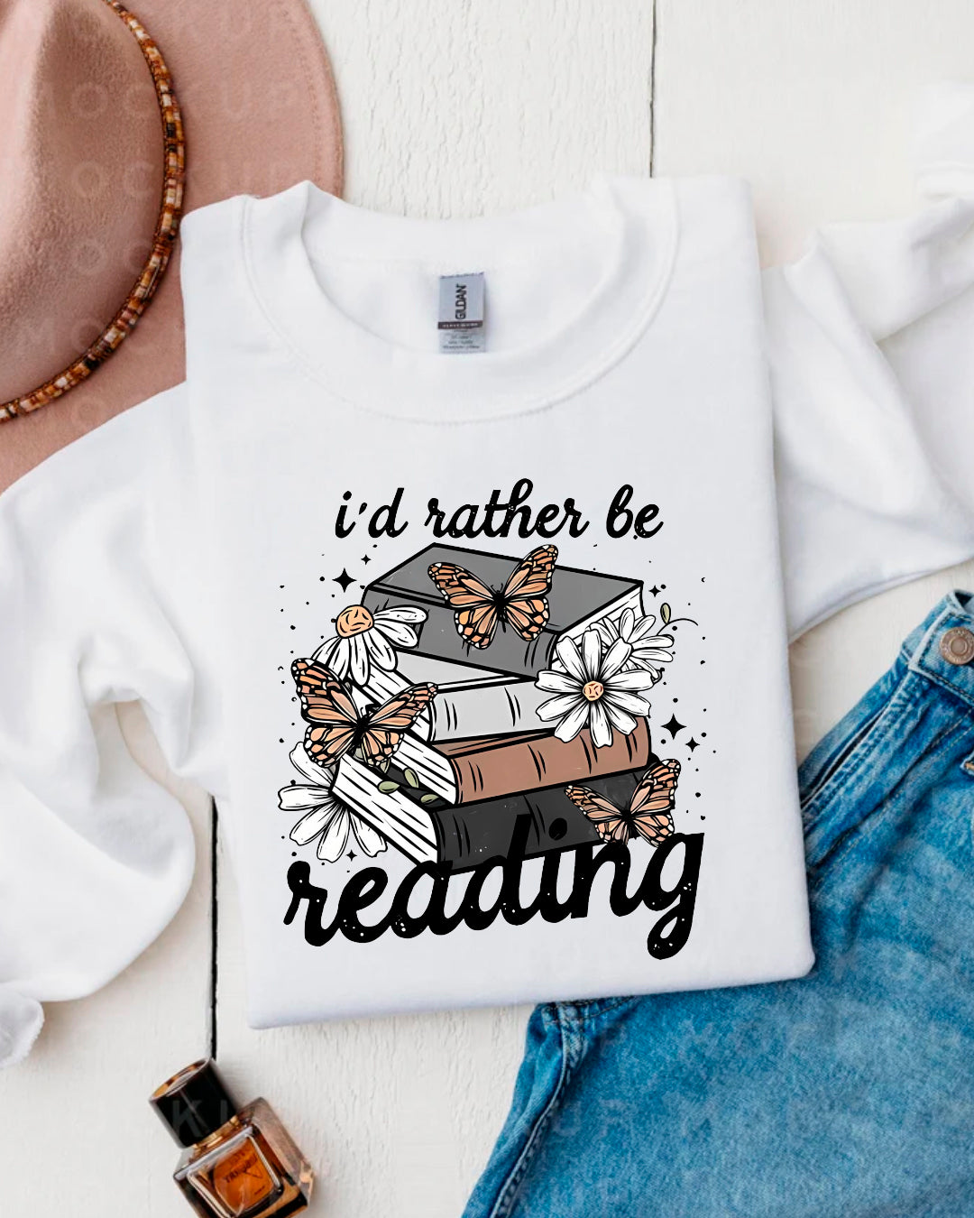 I´D RATHER BE EREADING SWEATER