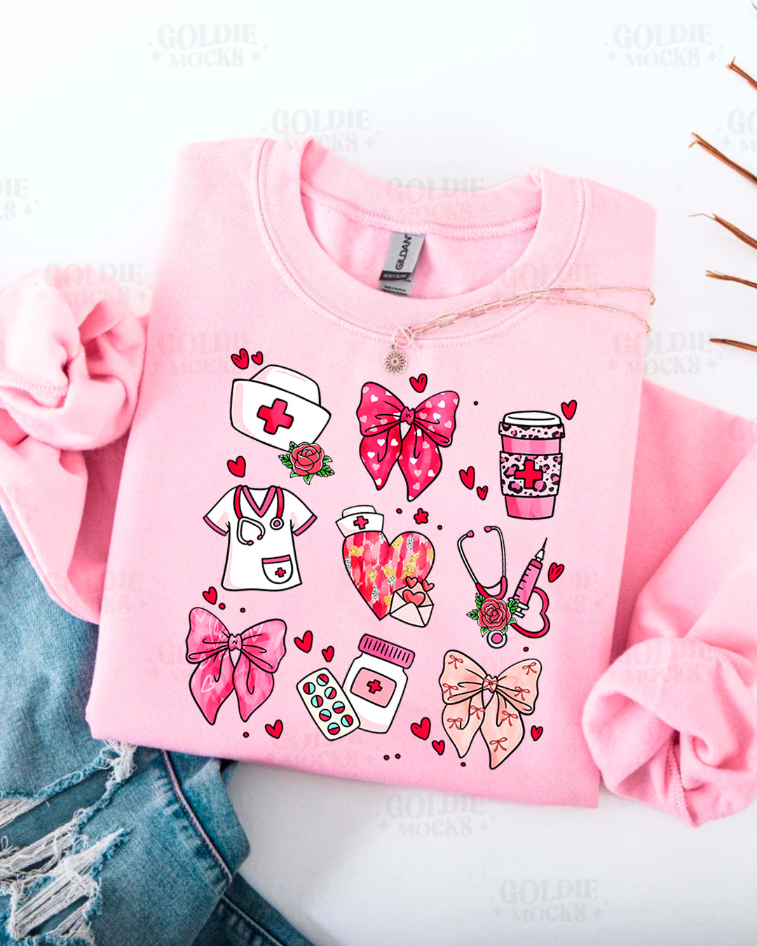 VALENTINES NURSE SWEATER