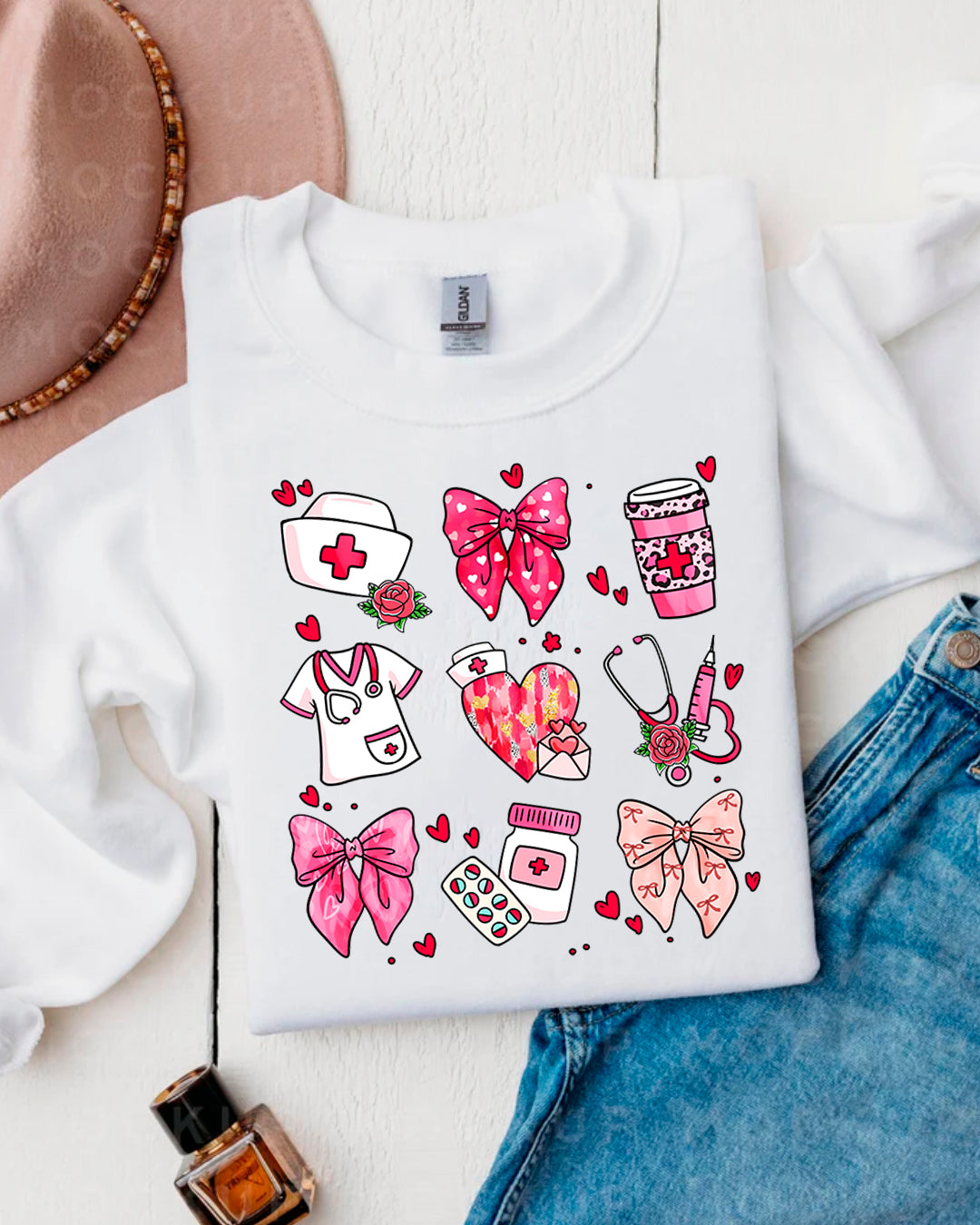 VALENTINES NURSE SWEATER