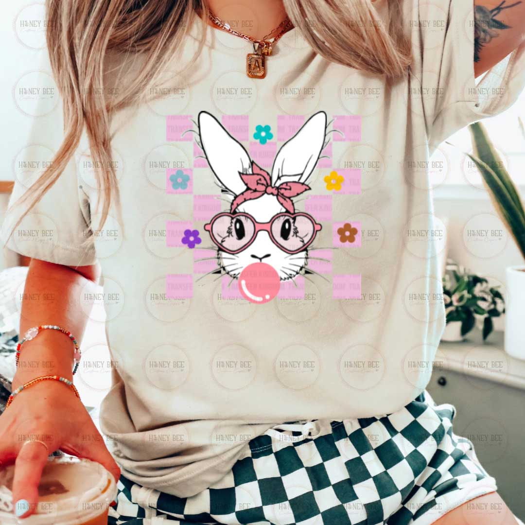 BUNNY CHEWING GUM EASTER SHIRT
