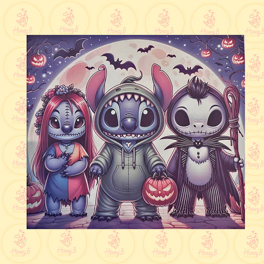 STCH AND FRIENDS SPOOKY  SUBLIMATION SHEETS
