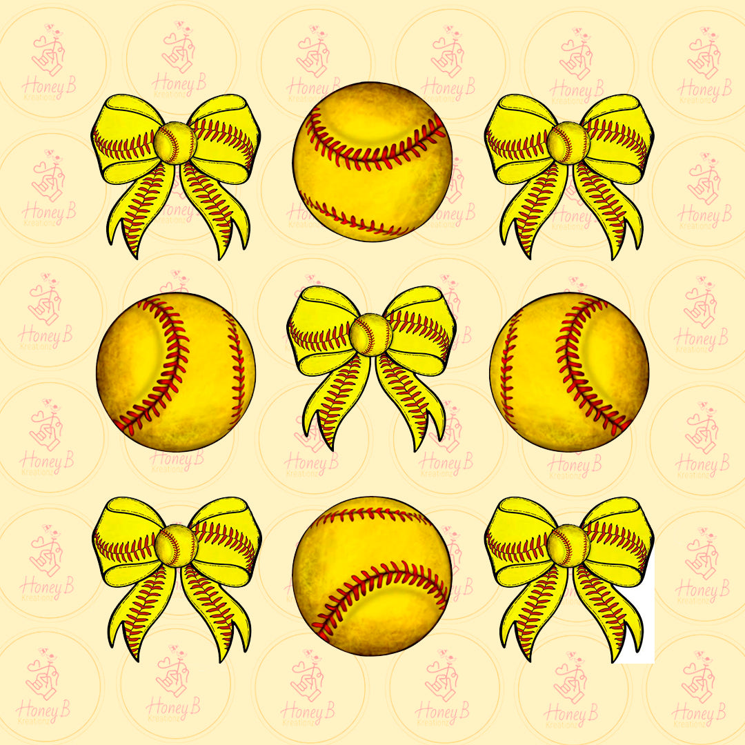 YELLOW BASEBALL DTF