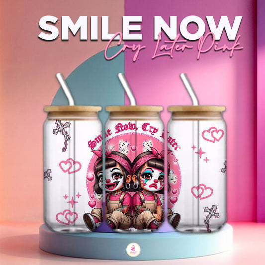 SMILE NOW PINK CUP