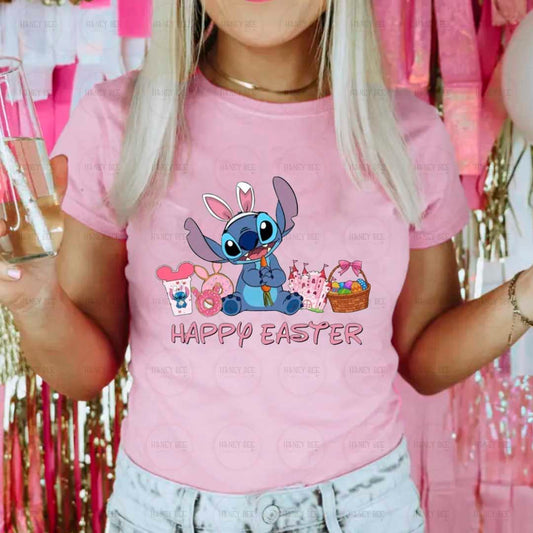 HAPPY EASTER STCH SHIRT