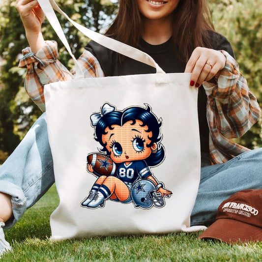 BTY BLUE TOTEBAG