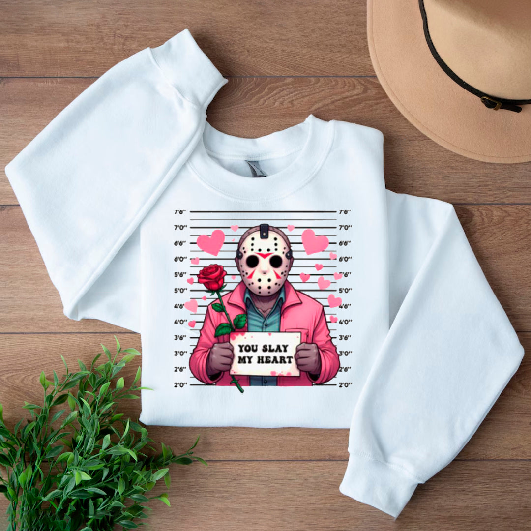 YOU SLAY MY HEART SWEATER