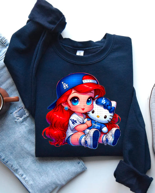 HK & GIRL FAN SWEATER