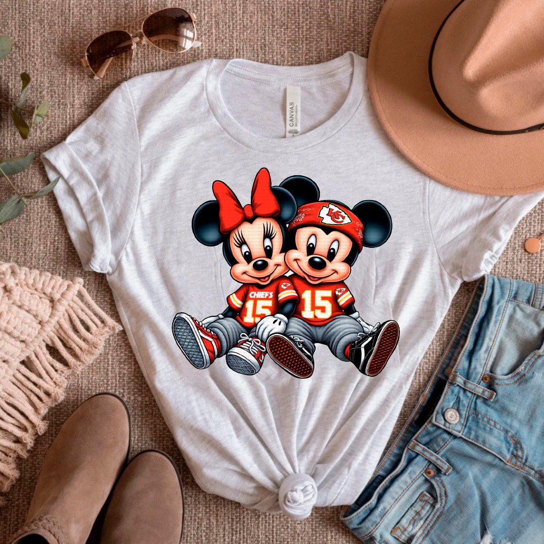 MOUSE COUPLE FAN FOOTBALL SHIRTS