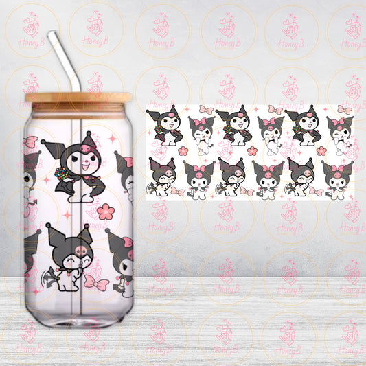 KRMY PINK FLOWERS UVDTF