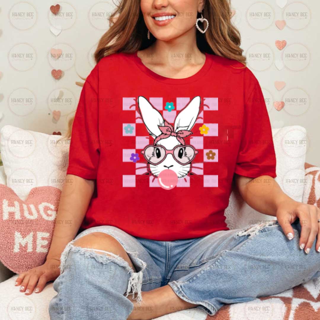 BUNNY CHEWING GUM EASTER SHIRT