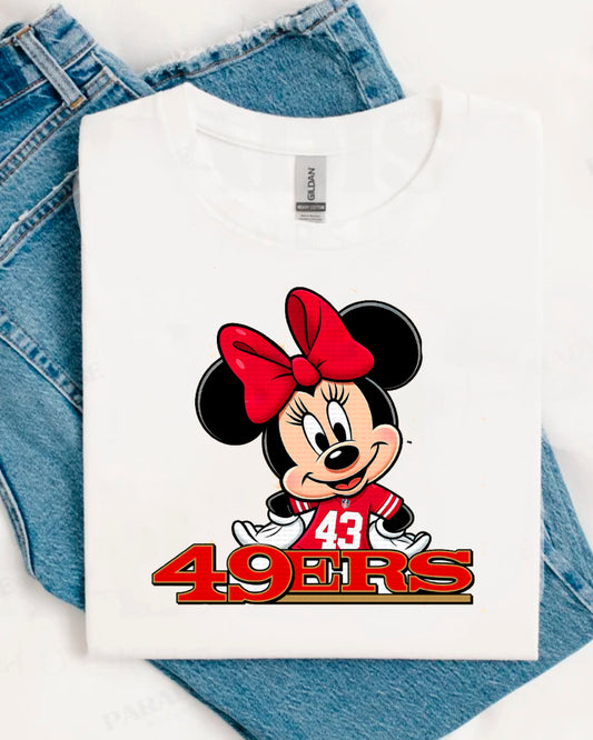 MN MOUSE FAN FOOTBALL SHIRTS
