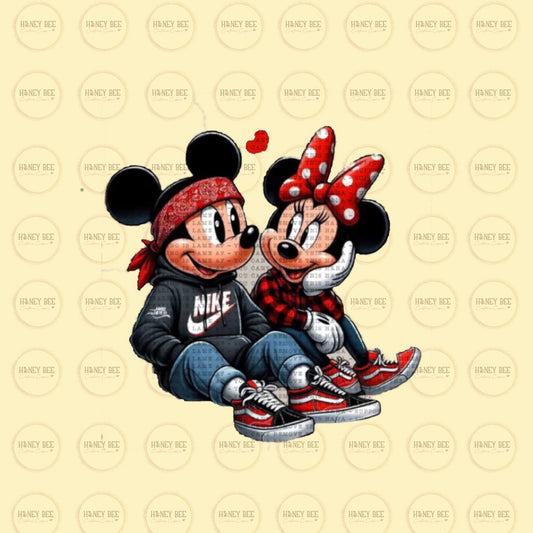 MINNIE AND MICKEY DTF