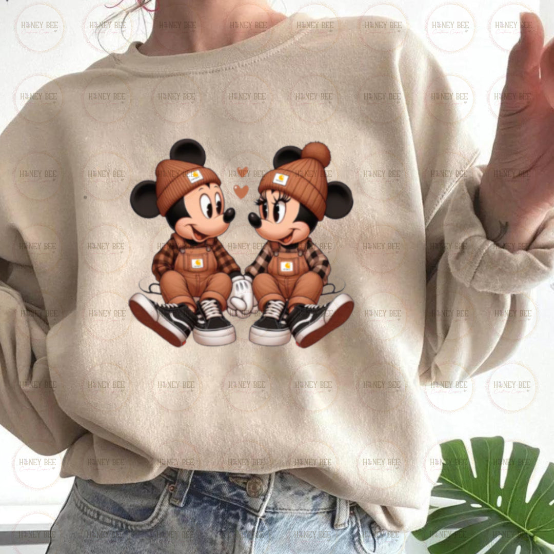 MN & MK LOVE BROWN SWEATER