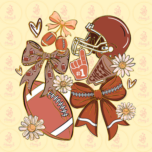 FOOTBALL BROWN DTF