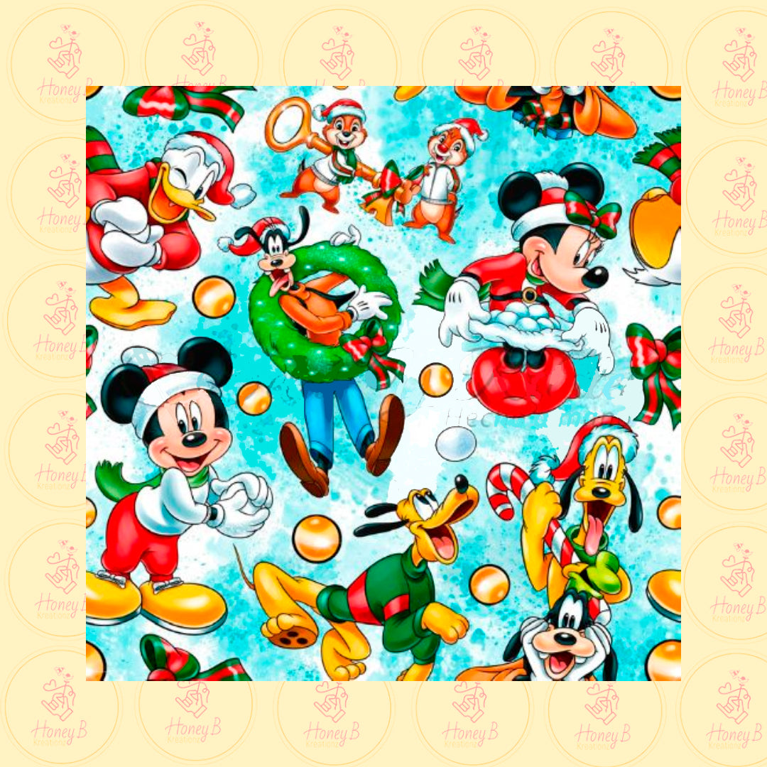 MK AND FRIENDS CHRISTMAS SUBLIMINATION SHEETS