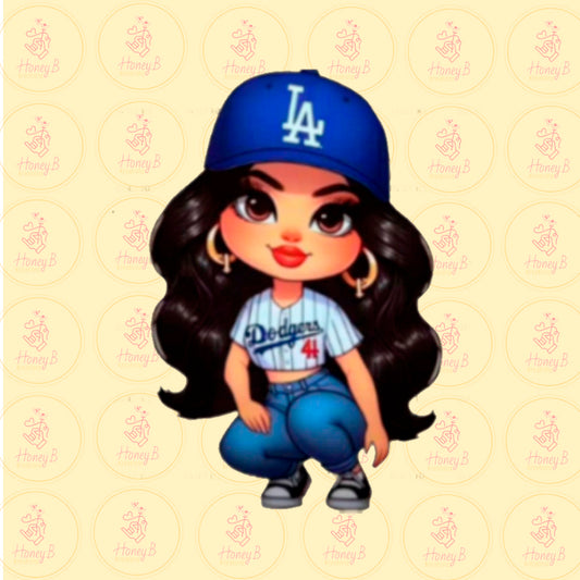 GIRL FAN BASEBALL 3