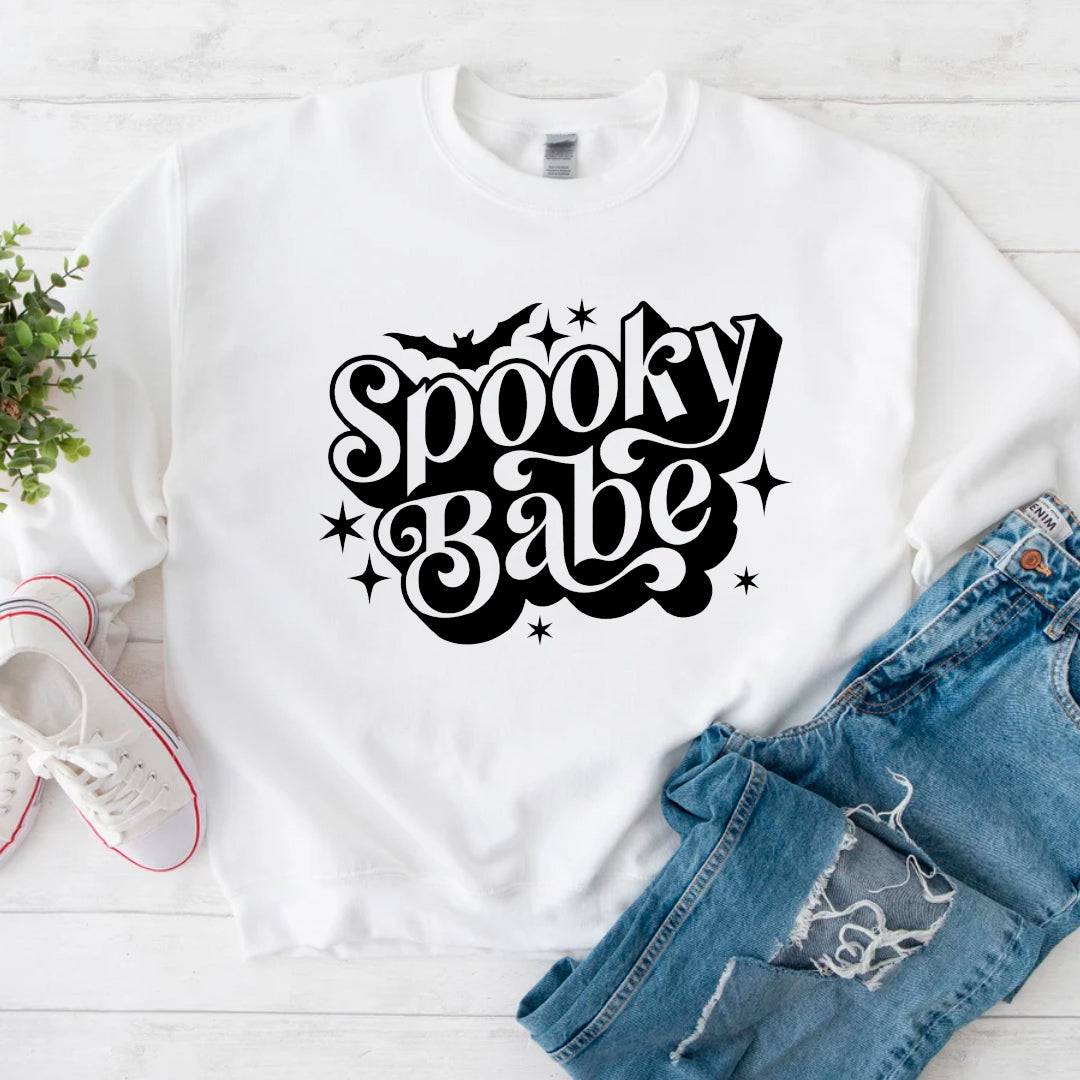 SPOOKY BABE SWEATER