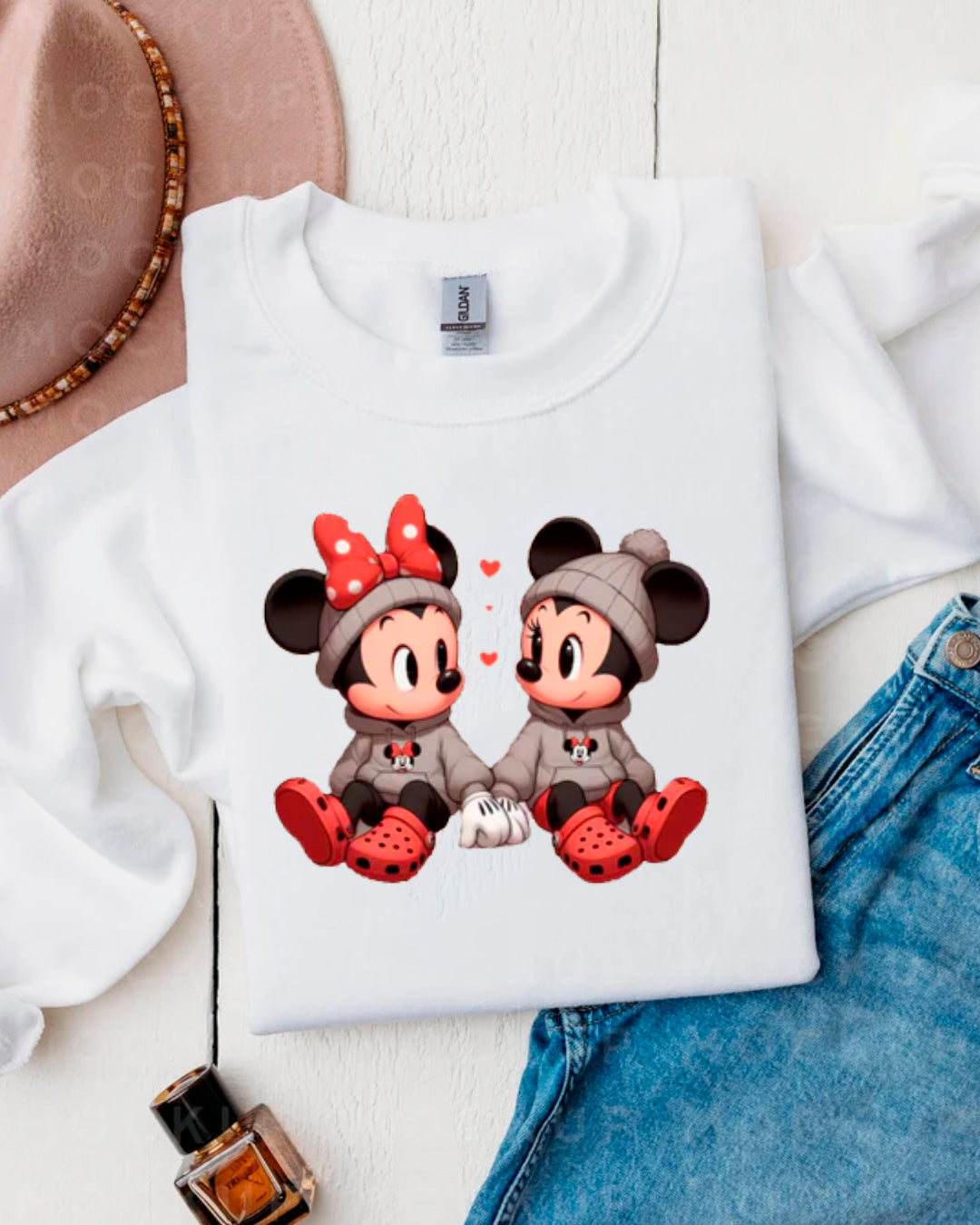 MN&MK LOVE GREY SWEATER