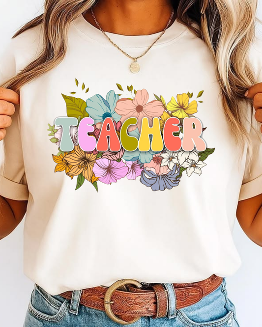 TEACHER FLOWERS  DTF