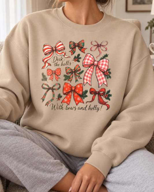 BOWS AND HOLLY DTF