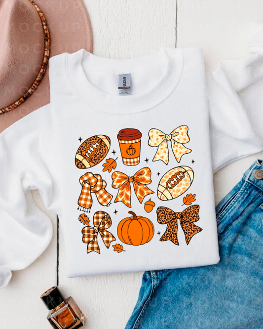 PUMPKIN FOOTBALL SWEATERS