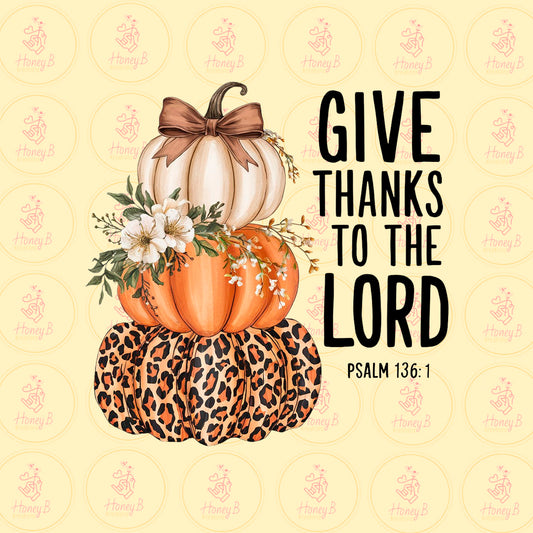PRE ORDER 10/25 GIVE THANKS DTF