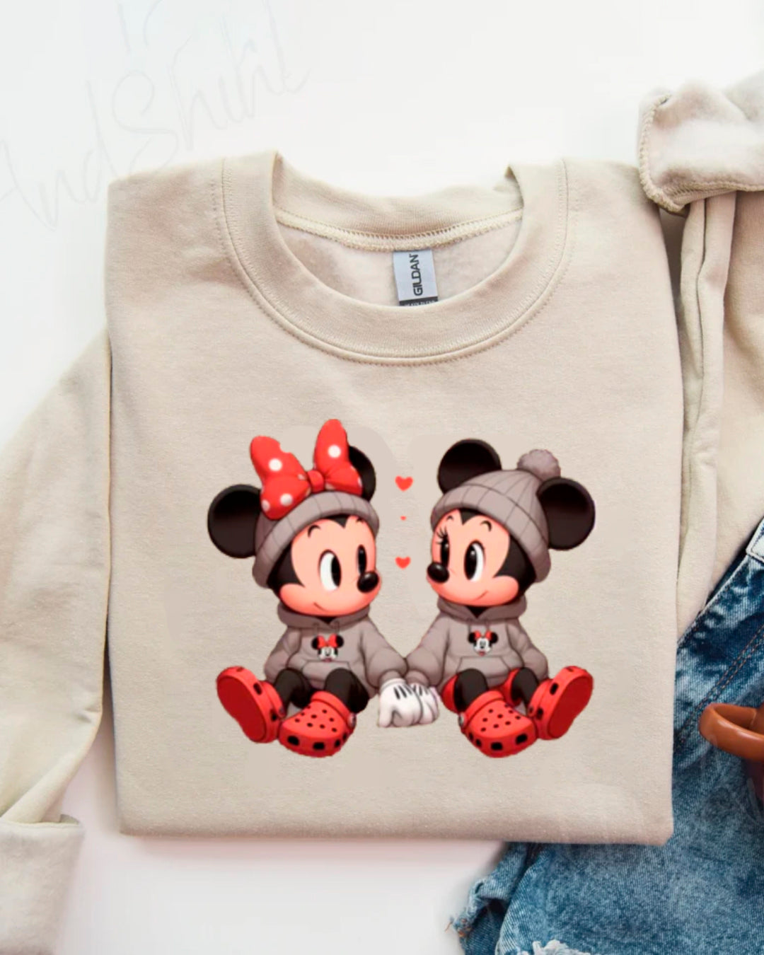 MN&MK LOVE GREY SWEATER