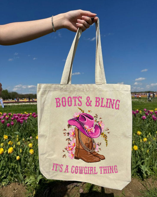 BOOTS & BLING TOTEBAG