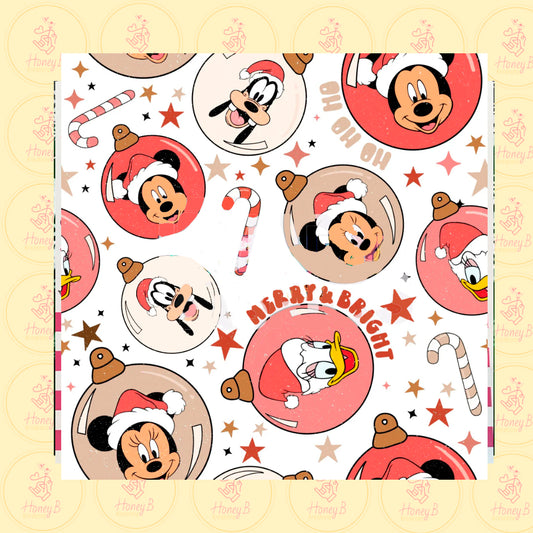 MERRY & BRIGHT SUBLIMATION SHEETS