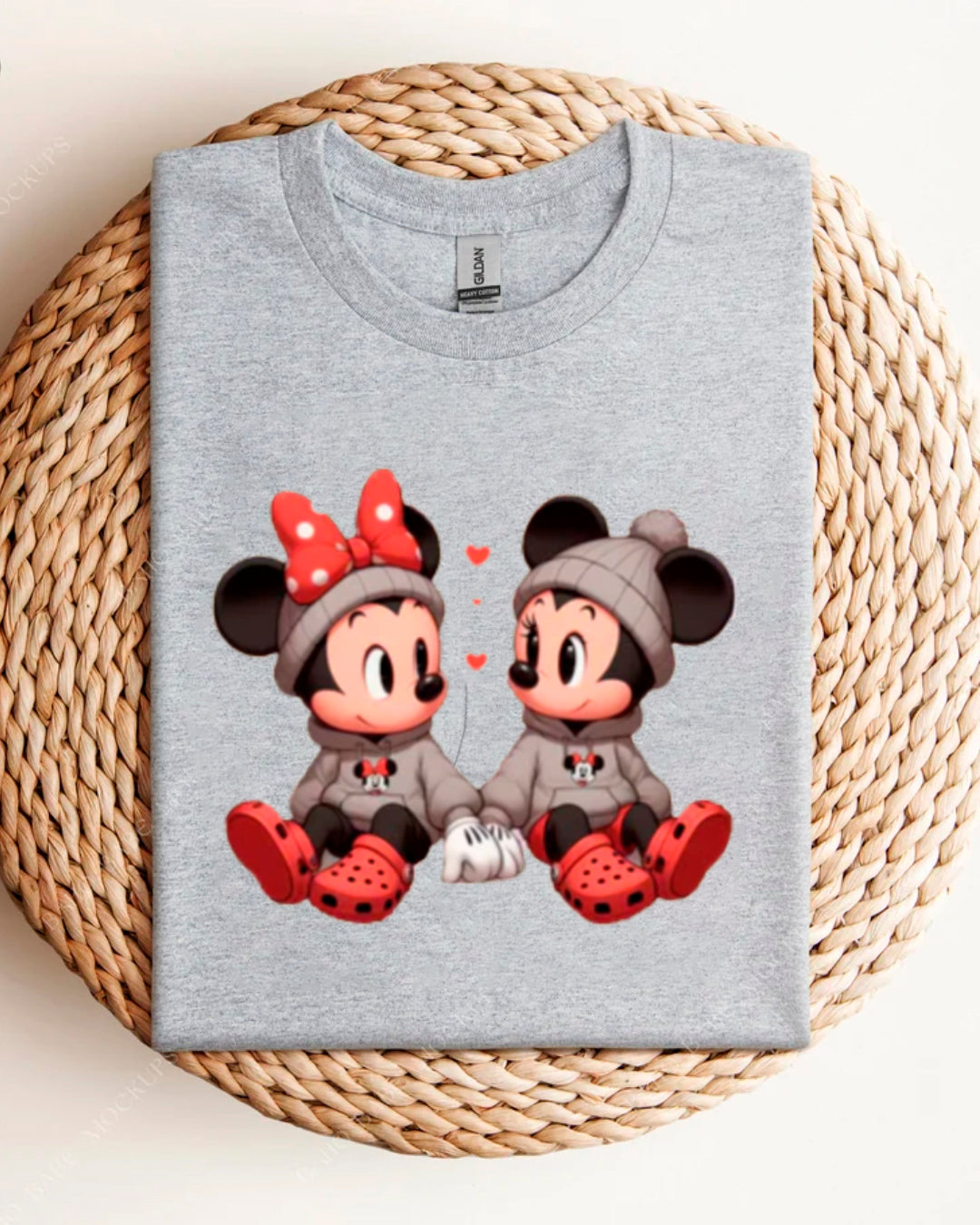 MN&MK LOVE GREY SHIRTS