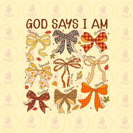 PRE-ORDER 10/25 GOD SAYS I AM DTF