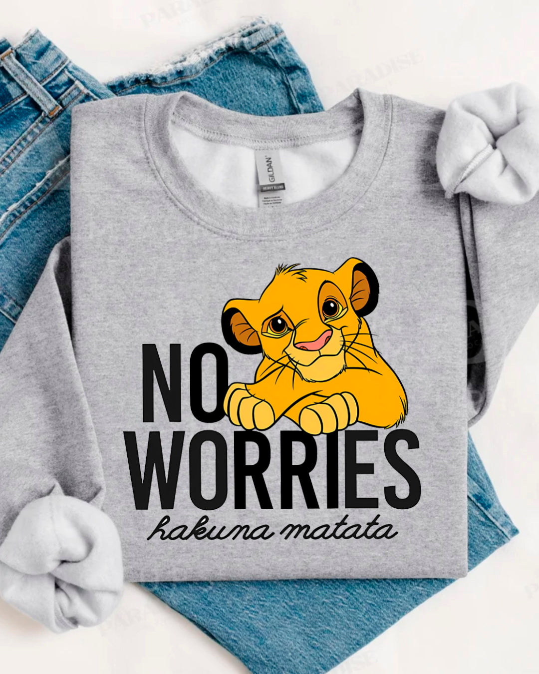 NO WORRIES HAKUNA MATATA SWEATER