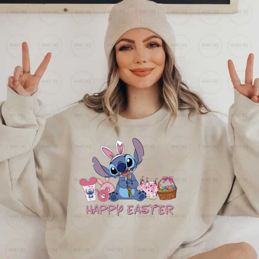 HAPPY EASTER STCH SWEATER